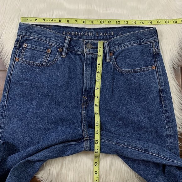 American Eagle Men's Size 31 X 32 Medium Wash Skater Denim Jeans - Picture 3 of 7